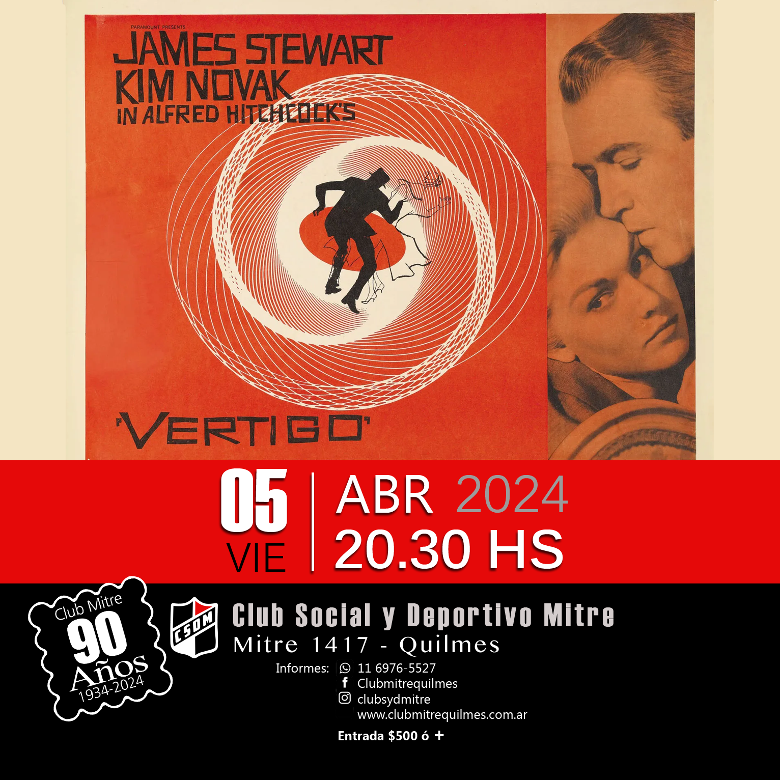 Ciclo de cine: Vertigo 