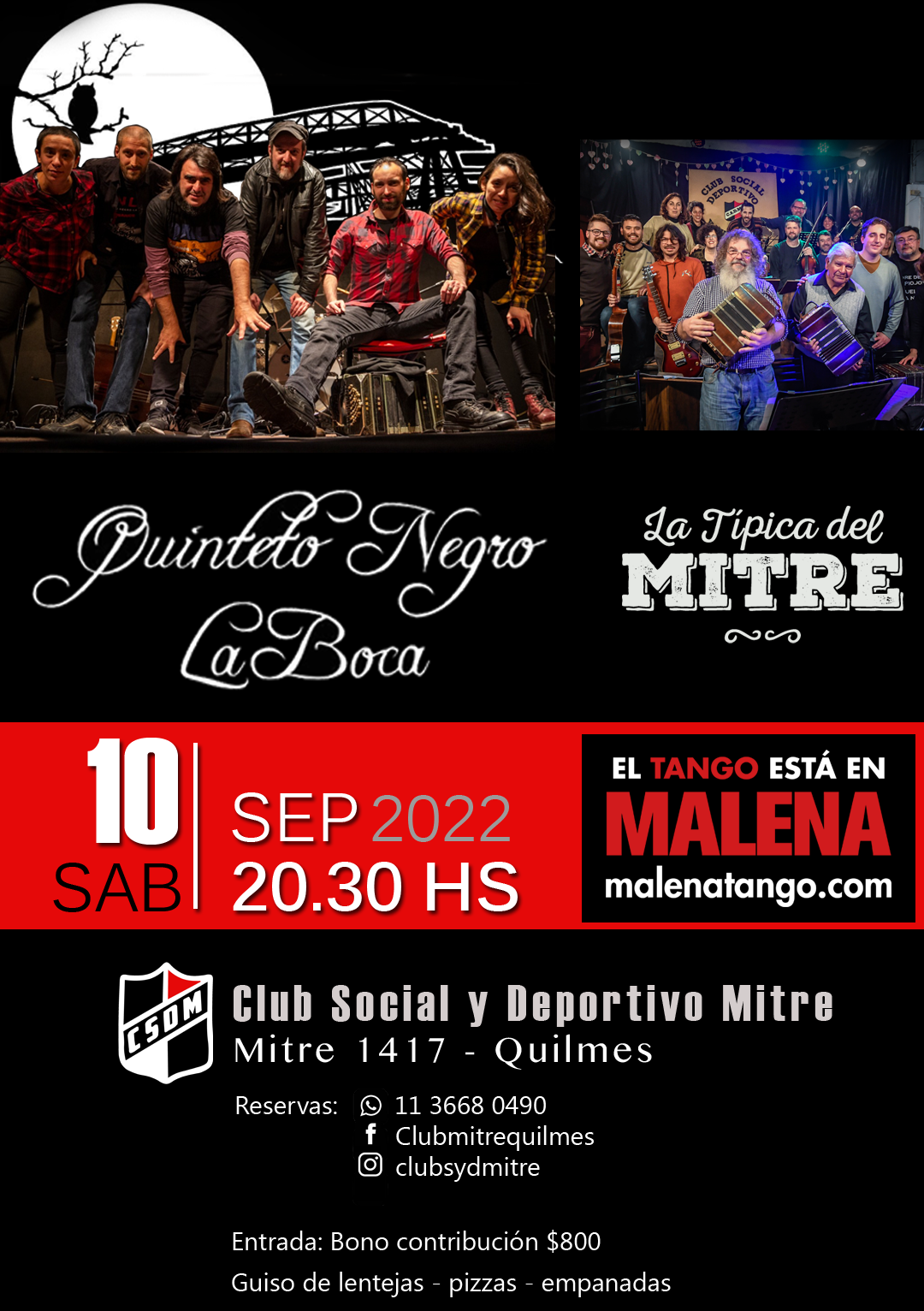 Quinteto Negro La Boca - La TÃ­pica del Mitre 